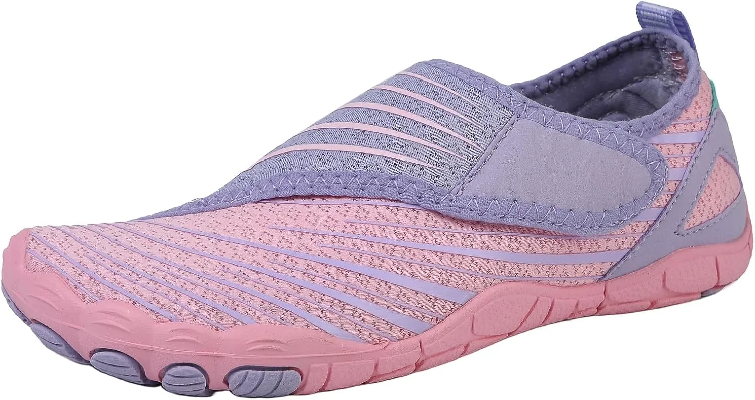 Hike Barefoot Shoes Womens Quick Dry Wide Toe Footwear Athletic Non-Slip Grounding Shoes Lightweight Comfortable Beach Pool Aqua Swim Surf Walking Hiking Shoe