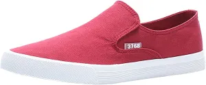 Mens Slip On Sneakers Lightweight Breathable Non-Slip Walking Shoes Comfortable Canvas Sneaker for Work, RunningWalkingBusiness
