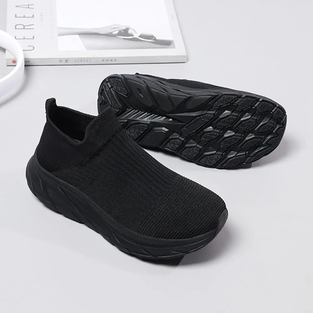 Slip On Sock Walking Shoes Unisex Athletic Running Tennis Sneakers Comfort Lightweight Non Slip
