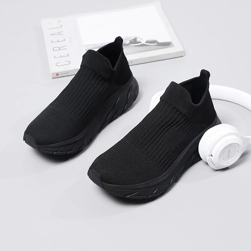 Slip On Sock Walking Shoes Unisex Athletic Running Tennis Sneakers Comfort Lightweight Non Slip
