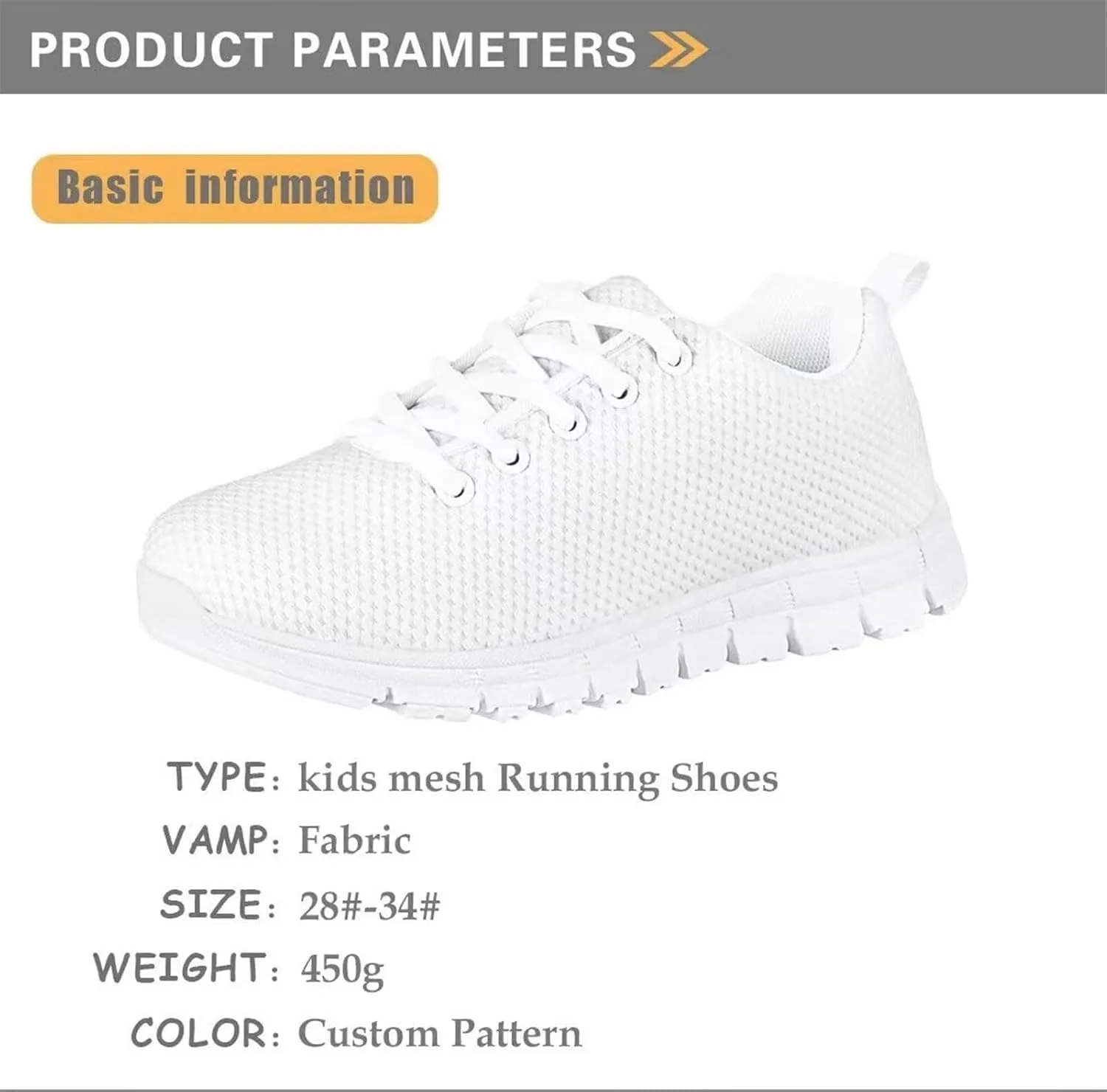 Sneakers for Boys Girls Kids Shoes Unisex Lightweight Breathable Athletic Running Tennis Fitness Shoes
