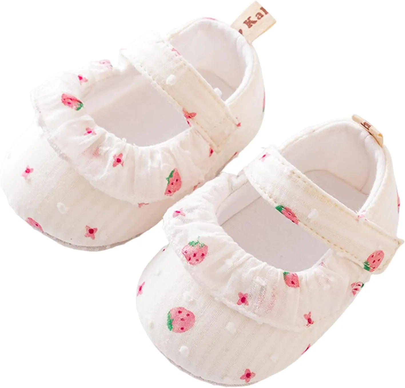 Toddler Infant Shoes Strawberry Prints Soft Non Slip Socks Baby Floor Sandals Socks Toddler Girl Cute Dress Shoes