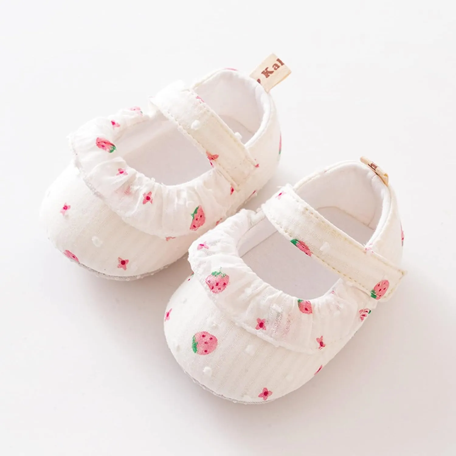 Toddler Infant Shoes Strawberry Prints Soft Non Slip Socks Baby Floor Sandals Socks Toddler Girl Cute Dress Shoes