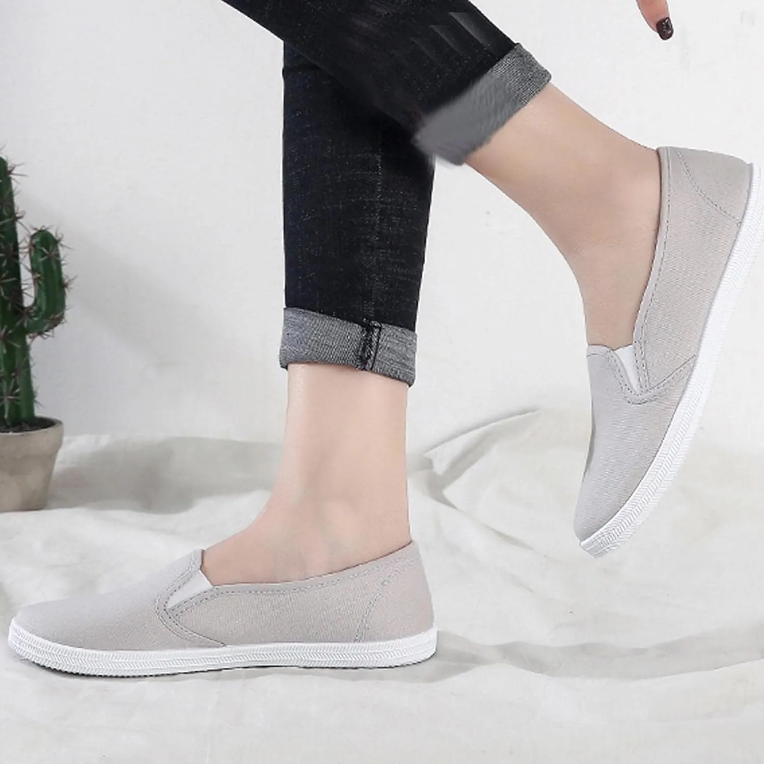 Women Orthopedic Sneakers Platform Wedge Sneakers Slip On Breathable Lightweight Fashion Sneakers Loafers Walking Shoes